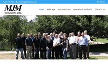Tablet Screenshot of mjmassoc.com